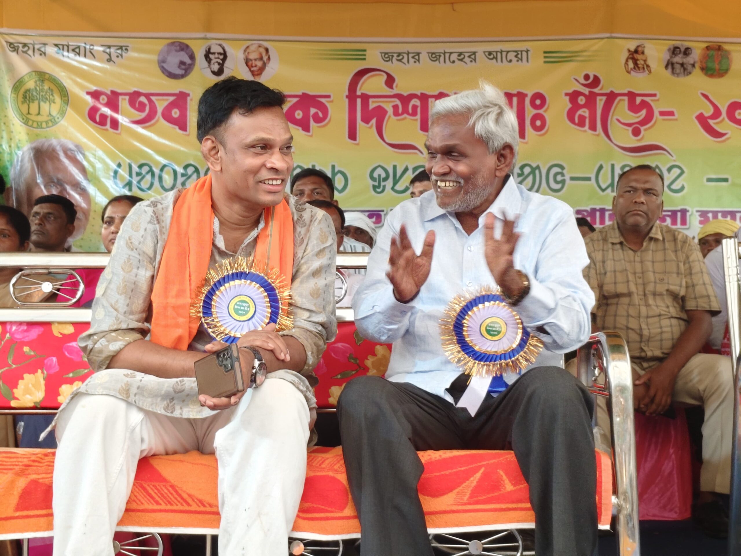 झारग्राम में चम्पाई सोरेन का भव्य स्वागत, आदिवासी संस्कृति के संरक्षण का किया आह्वान
