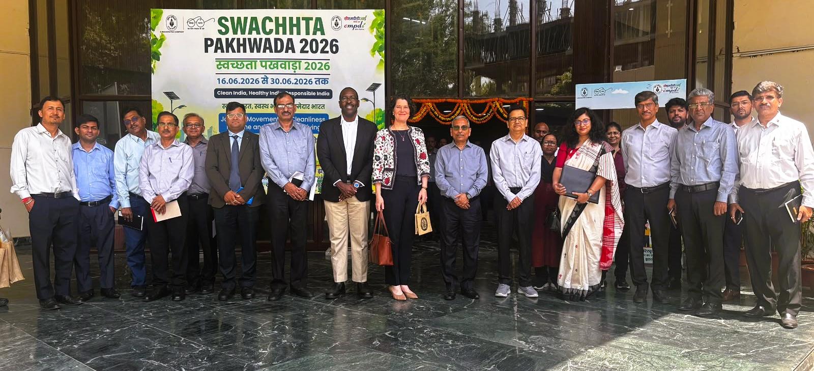 अमेरिकी कॉन्सुल जनरल ने किया सीएमपीडीआई का दौरा, खनन क्षेत्र में सहयोग पर चर्चा